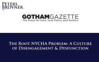 The Root NYCHA Problem: A Culture of Disengagement & Dysfunction