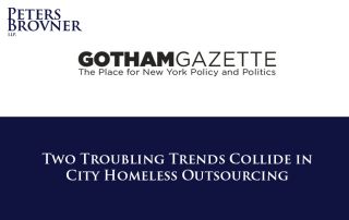 Two Troubling Trends Collide in City Homeless Outsourcing