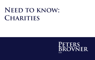 Need to know: Charities