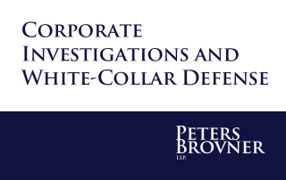 Corporate Investigations and White-Collar Defense