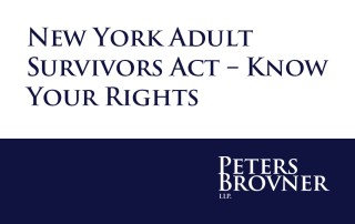 New York Adult Survivors Act – Know Your Rights