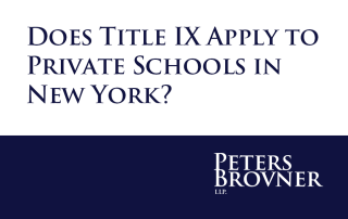 Does Title IX Apply to Private Schools in New York?